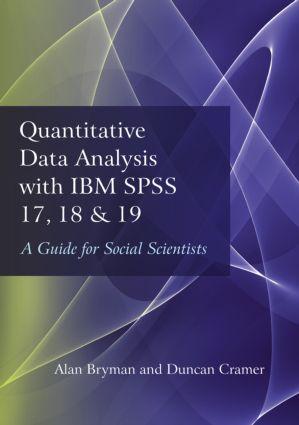 Bild des Verkufers fr Quantitative Data Analysis with IBM SPSS 17, 18 & 19 zum Verkauf von moluna