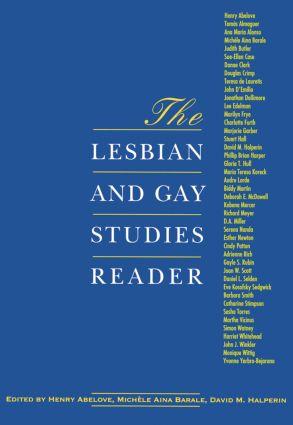 Bild des Verkufers fr The Lesbian and Gay Studies Reader zum Verkauf von moluna
