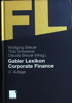 Bild des Verkufers fr Gabler, Lexikon Corporate Finance. zum Verkauf von books4less (Versandantiquariat Petra Gros GmbH & Co. KG)