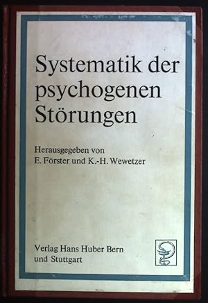 Image du vendeur pour Systematik der psychogenen Strungen. mis en vente par books4less (Versandantiquariat Petra Gros GmbH & Co. KG)