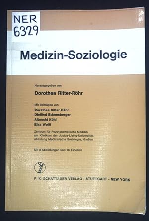 Seller image for Medizin-Soziologie. for sale by books4less (Versandantiquariat Petra Gros GmbH & Co. KG)