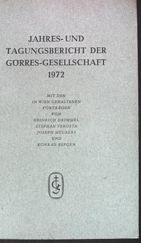 Seller image for Der Mensch und die Wissenschaft in der Zeitwende: in - Jahres- und Tagungsbericht der Grres-Gesellschaft 1972. for sale by books4less (Versandantiquariat Petra Gros GmbH & Co. KG)