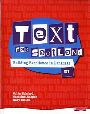 Imagen del vendedor de Text for Scotland: Building Excellence in Language Book 1 a la venta por moluna