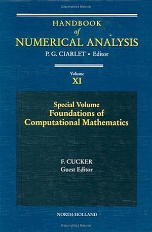 Imagen del vendedor de Special Volume: Foundations of Computational Mathematics: Volume 11 a la venta por moluna