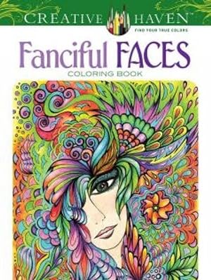 Bild des Verkufers fr Creative Haven Fanciful Faces Coloring Book zum Verkauf von moluna