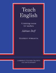 Seller image for Teach English Teacher\ s Workbook for sale by moluna