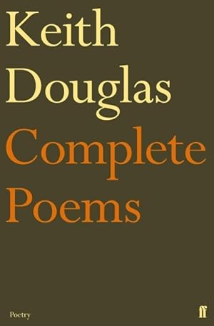 Bild des Verkufers fr Keith Douglas: The Complete Poems zum Verkauf von moluna