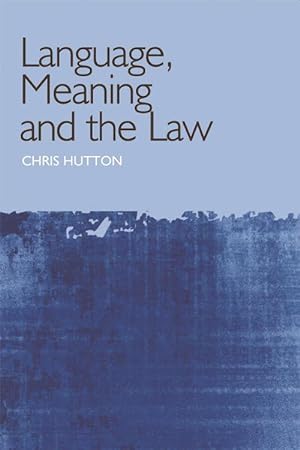 Immagine del venditore per Language, Meaning and the Law venduto da moluna