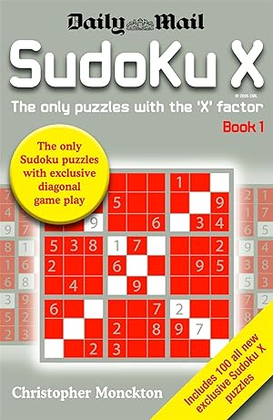 Bild des Verkufers fr Sudoku X Book 1 zum Verkauf von moluna