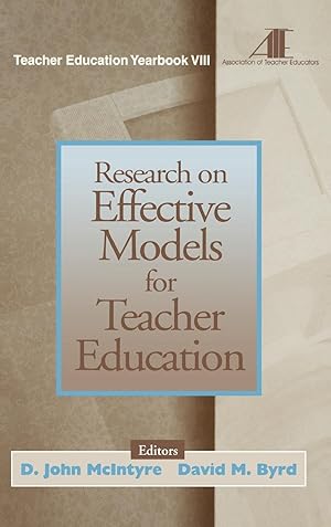 Bild des Verkufers fr Research on Effective Models for Teacher Education zum Verkauf von moluna