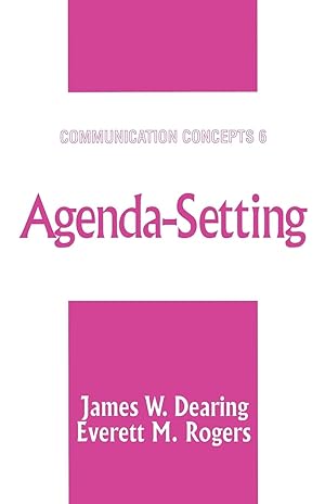 Seller image for Agenda-Setting for sale by moluna