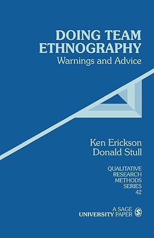 Seller image for Doing Team Ethnography: Warnings and Advice for sale by moluna