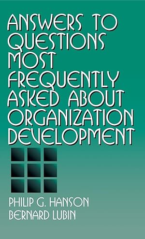 Seller image for Answers to Questions Most Frequently Asked about Organization Development for sale by moluna