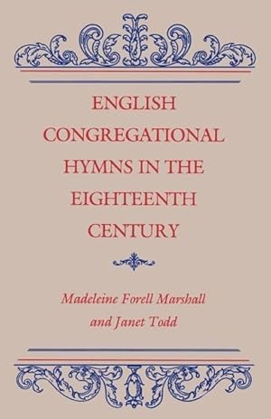 Seller image for English Congregational Hymns in the Eighteenth Century for sale by moluna