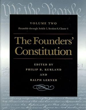 Bild des Verkufers fr Founders\ Constitution, Volume 2 zum Verkauf von moluna