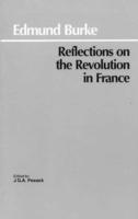 Bild des Verkufers fr Reflections on the Revolution in France zum Verkauf von moluna