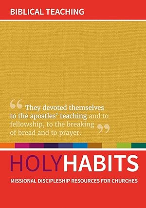 Bild des Verkufers fr Holy Habits: Biblical Teaching zum Verkauf von moluna