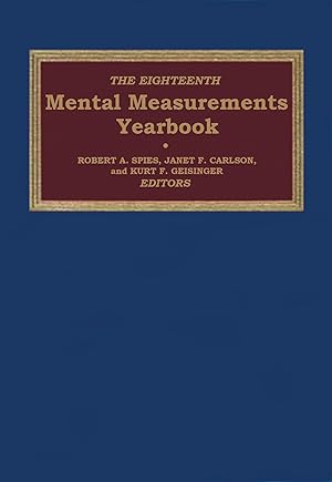 Seller image for The Eighteenth Mental Measurements Yearbook for sale by moluna