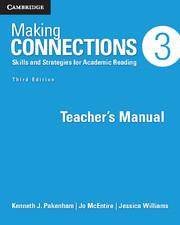 Bild des Verkufers fr Making Connections Level 3 Teacher\ s Manual: Skills and Strategies for Academic Reading zum Verkauf von moluna