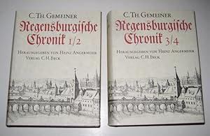 2 Bände: Regensburgische Chronik. Komplett: Band I/II und III/IV (jeweils in einem Band). Unverän...