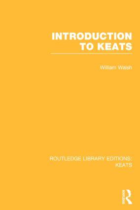Bild des Verkufers fr Walsh, W: Introduction to Keats zum Verkauf von moluna