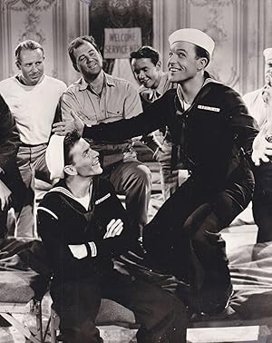 Bild des Verkufers fr Anchors Aweigh (Original photograph of Gene Kelly and Frank Sinatra from the 1945 film) zum Verkauf von Royal Books, Inc., ABAA