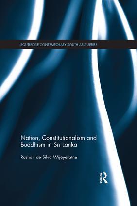 Image du vendeur pour Wijeyeratne, R: Nation, Constitutionalism and Buddhism in Sr mis en vente par moluna