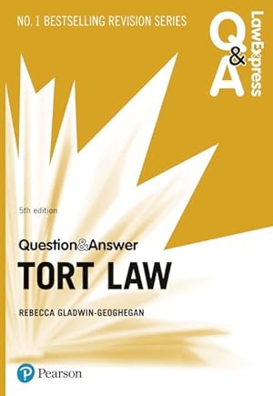 Bild des Verkufers fr Gladwin-Geoghegan, R: Law Express Question and Answer: Tort zum Verkauf von moluna