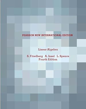 Imagen del vendedor de Linear Algebra: Pearson New International Edition a la venta por moluna