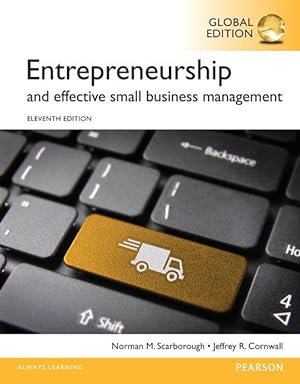Seller image for Entrepreneurship and Effective Small Business Management, Global Edition for sale by moluna