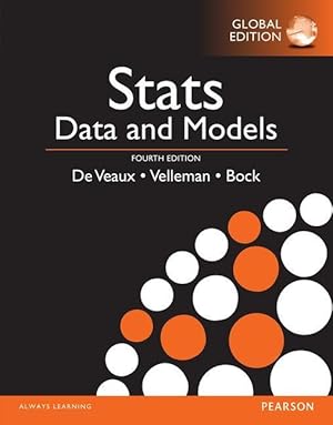 Bild des Verkufers fr De Veaux, R: Stats: Data and Models, Global Edition zum Verkauf von moluna