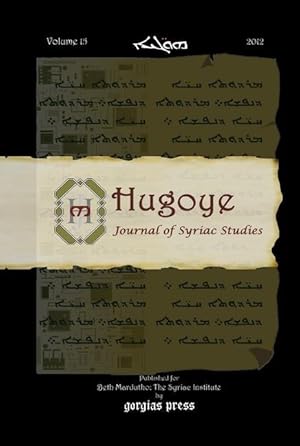 Bild des Verkufers fr Hugoye: Journal of Syriac Studies (volume 15) zum Verkauf von moluna