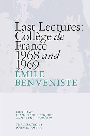 Image du vendeur pour Last Lectures: Collge de France 1968 and 1969 mis en vente par moluna