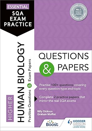 Bild des Verkufers fr Essential SQA Exam Practice: Higher Human Biology Questions and Papers zum Verkauf von moluna