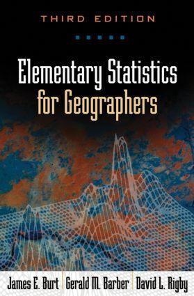 Bild des Verkufers fr Elementary Statistics for Geographers, Third Edition zum Verkauf von moluna
