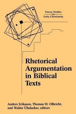Seller image for Rhetorical Argumentation in Biblical Texts for sale by moluna