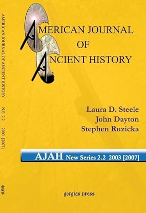 Seller image for American Journal of Ancient History (New Series 2.2, 2003 [2 for sale by moluna