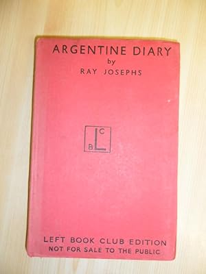 Imagen del vendedor de Argentine Diary a la venta por Clement Burston Books
