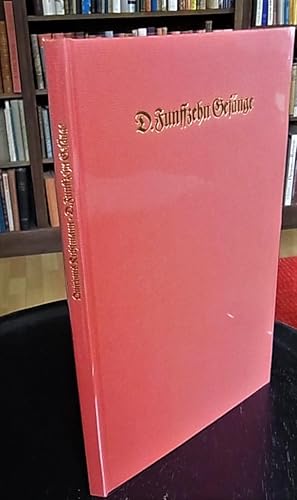 Immagine del venditore per D. Funffzehn Ges�nge. venduto da Antiquariat Seidel & Richter