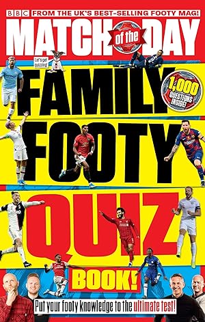 Bild des Verkufers fr Match of the Day Family Footy Quiz Book zum Verkauf von moluna