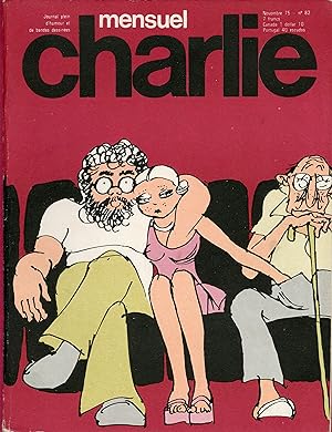 "CHARLIE MENSUEL N°82 / novembre 1975" CABU : CATHERINE
