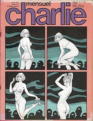 "CHARLIE MENSUEL N°80 / septembre 1975" PICHARD et WOLINSKI : PAULETTE