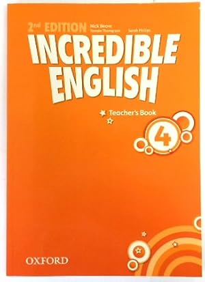 Bild des Verkufers fr Incredible English 4: Teacher's Book zum Verkauf von PsychoBabel & Skoob Books
