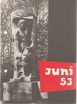 Imagen del vendedor de JUNI 53 Der Volksaufstand vom 17. Juni 1953 in Ost-Berlin und der Sowjetischen Besatzungszone a la venta por Programmhefte24 Schauspiel und Musiktheater der letzten 150 Jahre