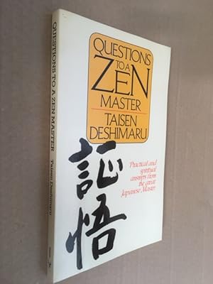 Seller image for Questions to a Zen Master for sale by Raymond Tait