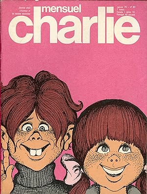 "CHARLIE MENSUEL N°84 / janvier 1976" PICHARD et WOLINSKI : PAULETTE / PICHARD et WOLINSKI : PAUL...
