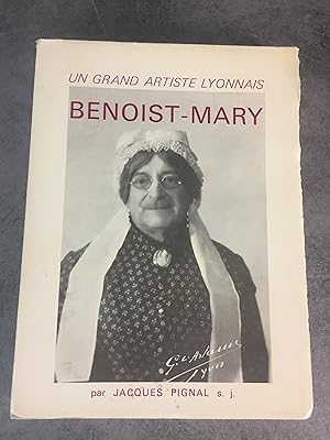 Imagen del vendedor de Benoist-Mary un grand artiste Lyonnais Jacques Pignal, 1967, non coup bonne condition. a la venta por Daniel Bayard librairie livre luxe book