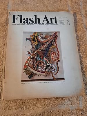 Flash Art international n. 92-93 October-November 1979. The Largest European Art Magazine