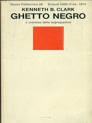 Bild des Verkufers fr Ghetto negro zum Verkauf von Librodifaccia