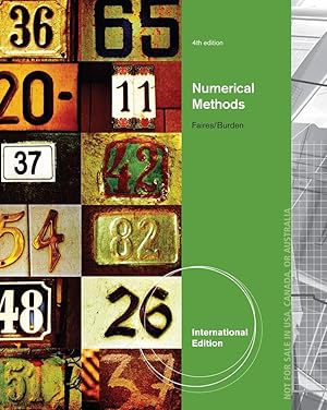 Seller image for Burden, R: Numerical Methods, International Edition for sale by moluna